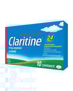 Claritine 10 mg comprimate, Loratadina