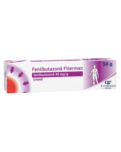 Fenilbutazona Fiterman crema 40mg/g, 50 grame