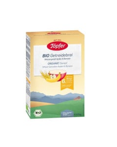 Cereale cu gris de grau, mere si banane +6 luni, 175 g, Topfer