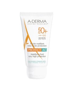 Aderma Sun Protect AC fluid matifiant SPF 50, 40ml