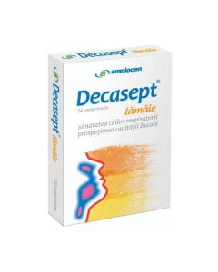 Decasept lamaie, 24 comprimate