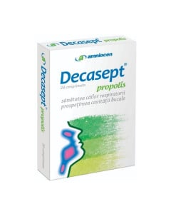 Decasept propolis, 24 comprimate