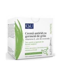TIS Q4U Crema antirid cu germeni de grau, 50ml