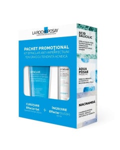 Pachet Effaclar Duo+ + Effaclar Gel Purifiant 200 ml 50% OFF