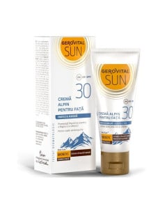 46470 Gerovital Sun Crema Alpin pt fata SPF30, 30ml