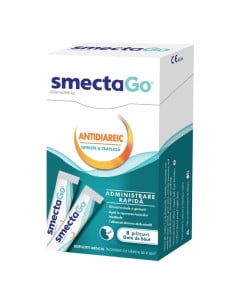 Smecta GO 8 plicuri * 3 g pulbere pentru suspensie orala