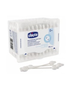 CHICCO Betisoare vata cu protectie, 90 bucati, 0luni+ 10441-7