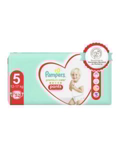 Scutece-chilotel Pampers Premium Care Pants, 12-17 kg, marimea 5, 52 bucati