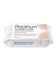Proctinum servetele umede pentru igiena ano-rectala, 72 bucati