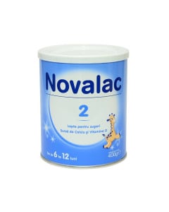 Novalac 2 - Lapte praf pentru sugari peste 6 luni, 400 g