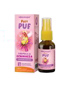 Ingerasul PufyPUF Propolis si Echinacea spray, 20 ml