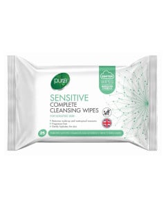 Pure servetele umede demachiante cu aloe vera, 25 bucati