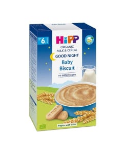 Hipp Cereale Noapte-Buna Lapte si Cereale cu Biscuitul Copilului, 250g