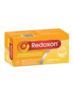 Redoxon vitamina C 1000 mg aroma de lamaie, 30 comprimate efervescente