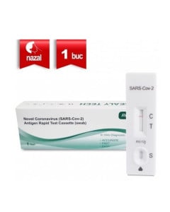 Test rapid antigen COVID 19, Realy nazofaringian, 1 test/cutie