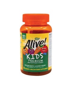 Secom alive Gummies multi-vitamin for children, 90 jeleuri (gust de portocale, cirese si struguri)