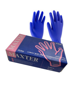Manusi Maxter Blue Nitril  L x 100buc/cut