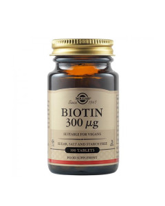 Biotin 300 mcg, 100 tablete Solgar