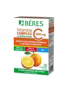 Beres Vitamina C 1000 mg Complex, 30 comprimate