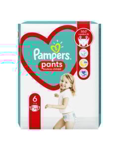 PAMPERS nr.6 Pants Active Baby 15+ kg Carry Pack, 19 buc