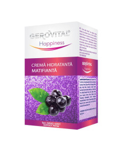 Gerovital Happiness Crema hidratanta matifianta, 30ml