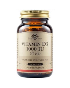 Solgar Vitamin D3 1000 UI, 100 capsule 