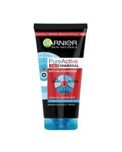 Garnier Pure Active Charcoal gel de curatare 3 in 1, 150ml