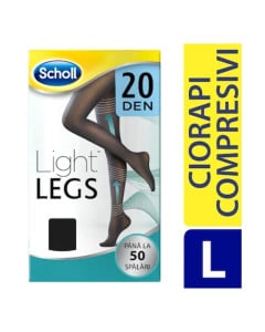 Scholl Ciorapi Picioare Usoare 20 DEN Negru, L