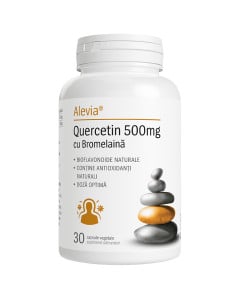 ALEVIA Quercitin 500mg cu Bromelaina, 30 cps
