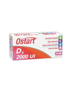 FITERMAN Ostart D3 2000 UI, 60 comprimate