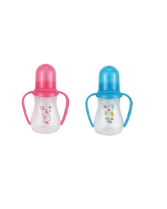 Primii Pasi R0155 - Biberon cu manere decorat 150 ml