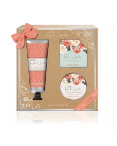 Set cadou Baylis & Harding cu Piersici, Bujori si Iasomie, 3 piese, RGP213P