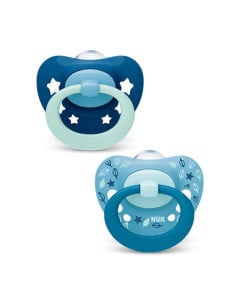 NUK Suzeta Signature Silicon M2(6-18l), 2 bucati