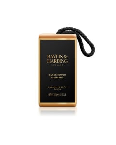 Sapun Baylis & Harding cu parfum de piper negru si ginseng, 200 gr, BH21BPSOAP