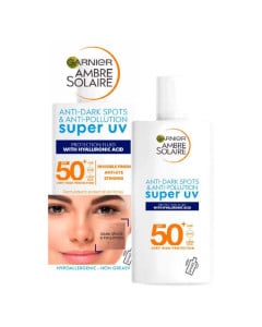 Garnier Ambre Solaire Sensitive Advanced crema SPF50+ cu acid hialuronic, 40ml