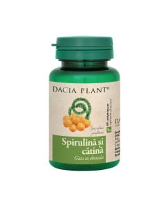 Spirulina si catina, 60 capsule, Dacia Plant