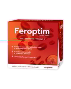 Feroptim, Zdrovit, 60 plicuri