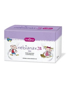 Nebianax Fiole cu Solutie salina hipertonica 3%, 20 fiole*5ml