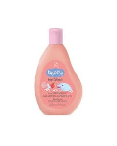 Bebble My friend Sampon si gel 2 in 1 Capsuna, 250 ml