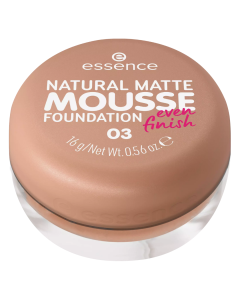 Fond de ten mat, 03 Natural Matte Mousse, 16g, Essence