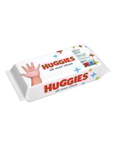 Huggies Servetele All Over Clean, 56 bucati