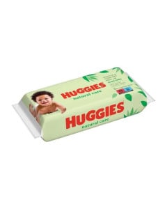 Servetele umede Aloe Vera Natural Care, 56 bucati, Huggies