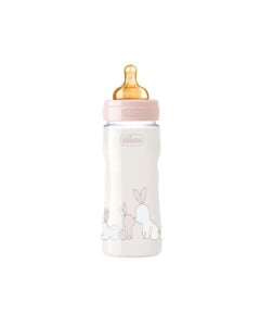Chicco Original Touch Biberon PP 330 ml, t.c, flux reglabil, fetita, 4luni+