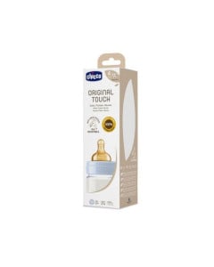 Chicco Original Touch Biberon PP 330ml, t.c, flux reglabil, 0l+, baiat 2763420-7
