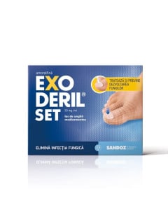 Exoderil Set 50 mg/ml lac de unghii medicamentos, 2.5ml