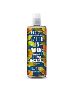 Faith in Nature Gel de dus energizant cu grapefruit si portocala, 400 ml