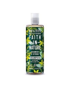 Faith in Nature Sampon natural detoxifiant cu alge marine si citrice, 400 ml