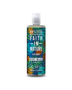 Faith in Nature Gel de dus natural, hidratant cu cocos, 400 ml