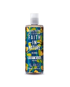 Faith in Nature Gel de dus natural, reconfortant cu jojoba, 400 ml