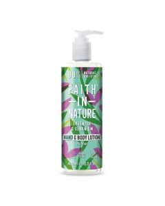 Faith in Nature Lotiune vegana relaxanta pentru corp si maini cu lavanda si muscata, 400 ml 